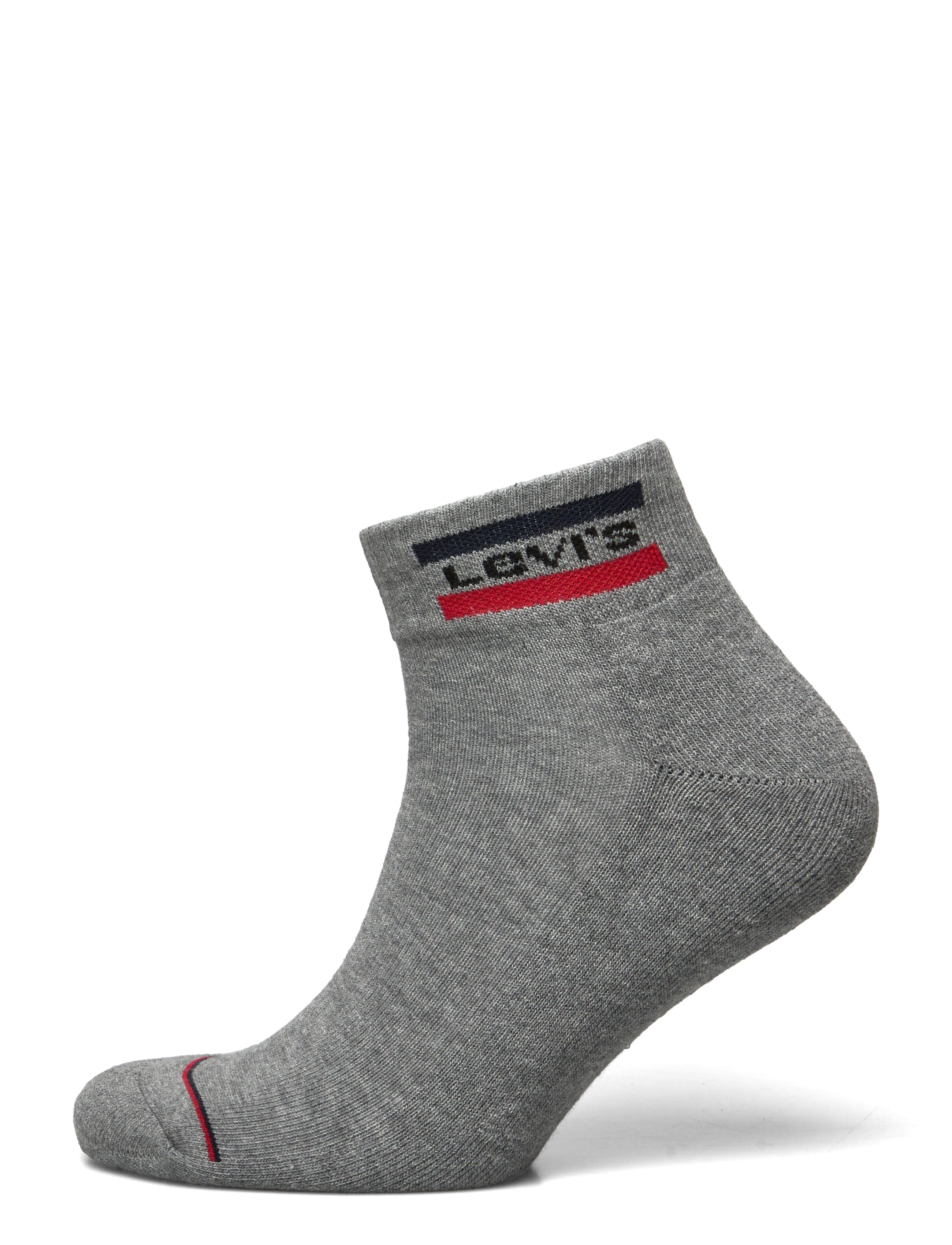 Levi's® - LEVIS MID CUT SPRTWR LOGO 6P ECOM - multipack strumpor - white/grey - 1