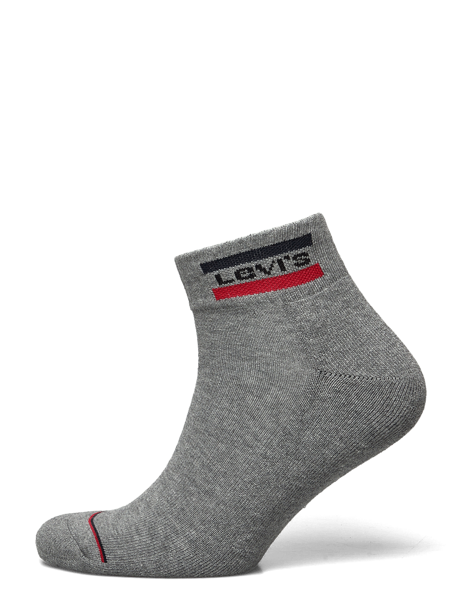 Levi's® - LEVIS MID CUT SPRTWR LOGO 6P ECOM - multipack strumpor - white/grey - 1