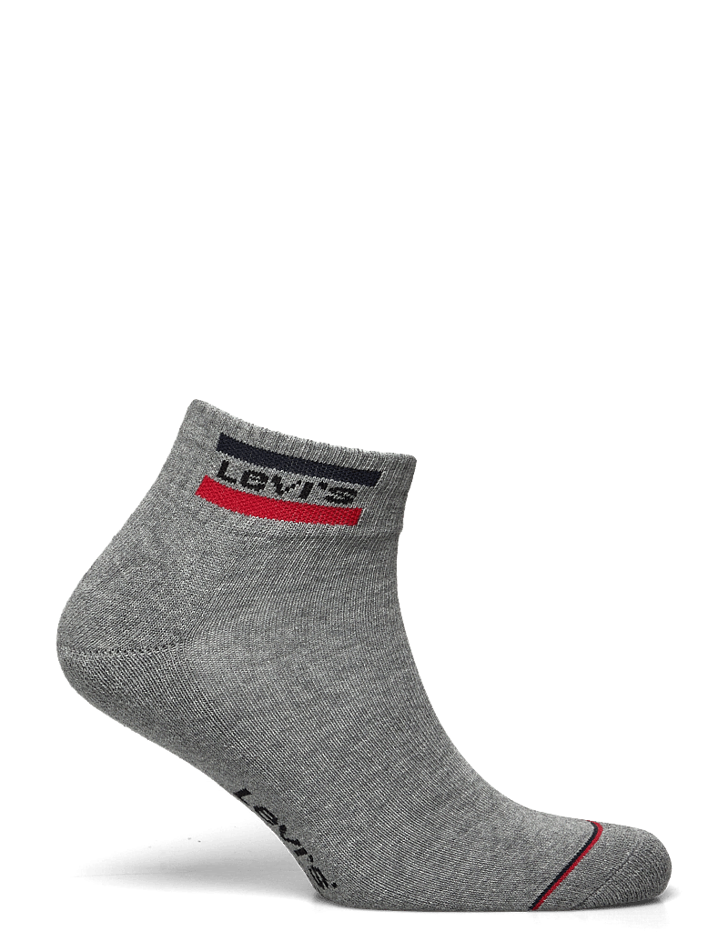 Levi's® - LEVIS MID CUT SPRTWR LOGO 6P ECOM - kojinių komplektas - white/grey - 2