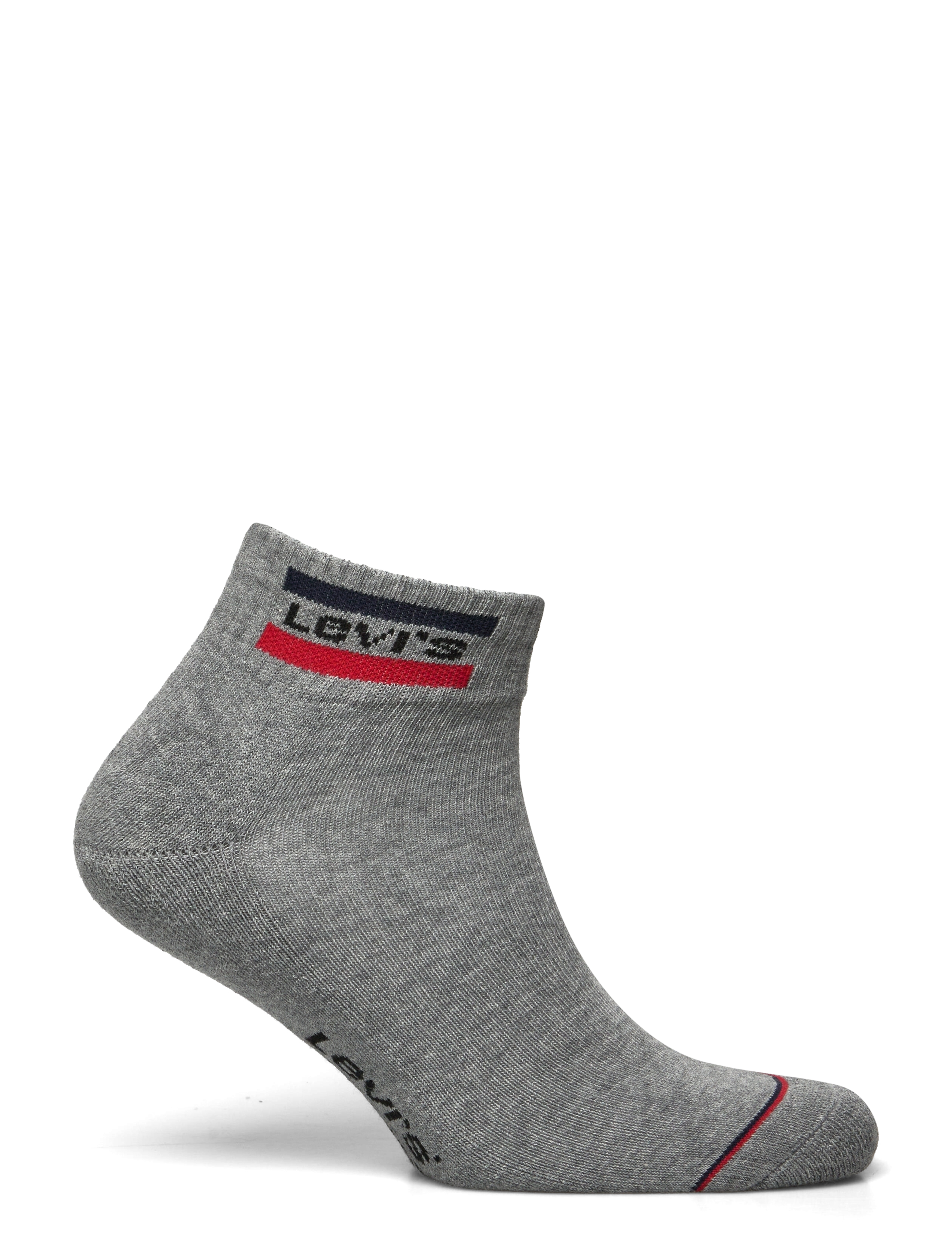 Levi's® - LEVIS MID CUT SPRTWR LOGO 6P ECOM - multipack strumpor - white/grey - 2