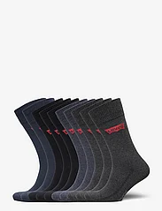 Levi´s - LEVIS REGULAR CUT BATWING LOGO 9P - regular socks - dark denim/black/anthra mel - 0