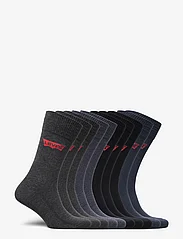 Levi´s - LEVIS REGULAR CUT BATWING LOGO 9P - regular socks - dark denim/black/anthra mel - 1