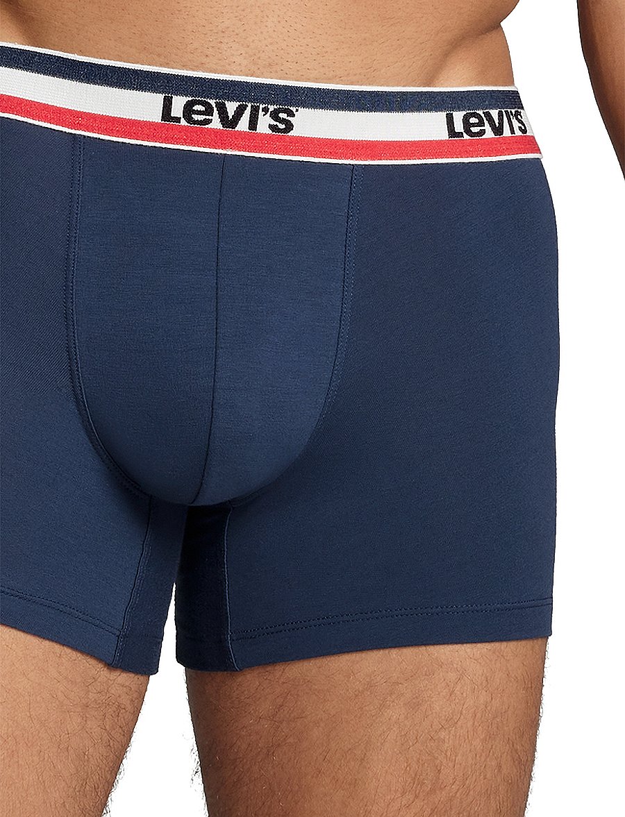 Levi's® - LEVIS MEN SPW LOGO BOXER BRIEF ORG 2P - unterhosen im multipack - dress blues - 5