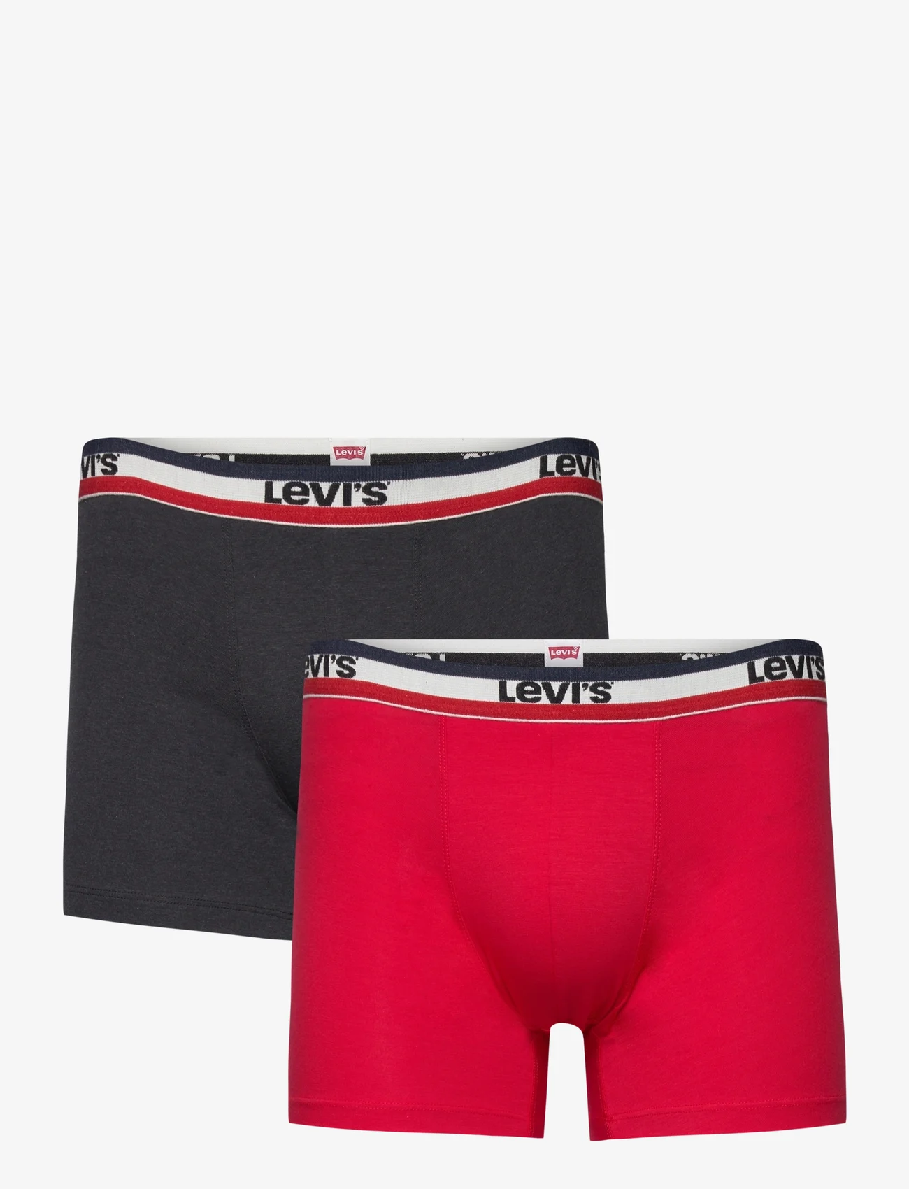 Levi´s - LEVIS MEN SPRTSWR LOGO BOXER BRIEF - die niedrigsten preise - red/black - 0