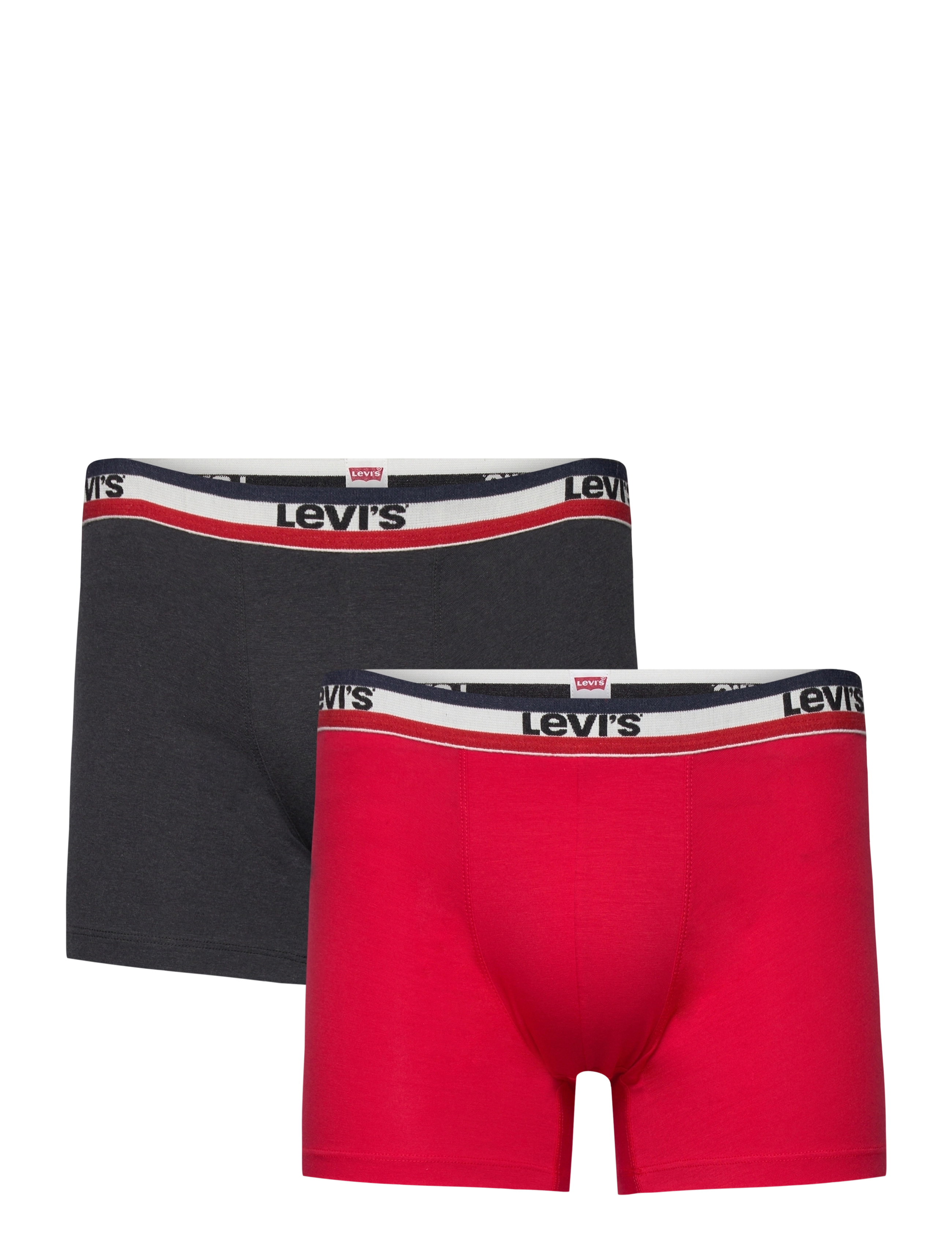 Levi's® LEVIS MEN SPW LOGO BOXER BRIEF ORG  2P - Underkläder - RED/BLACK / multi