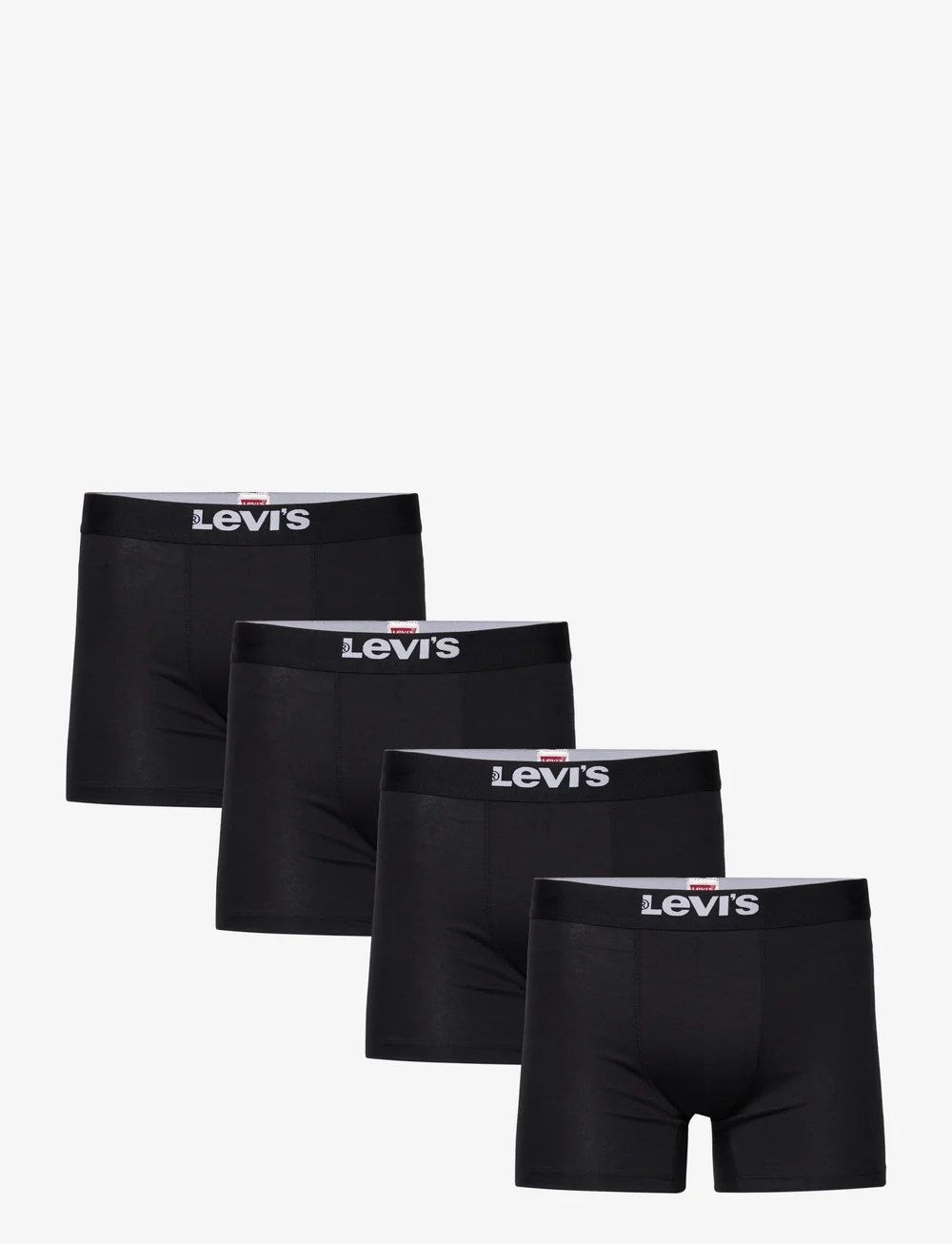 Levi's® - LEVIS MEN SOLID BASIC BOXER BRIEF ORG CO 4P ECOM - multipack underpants - black - 0