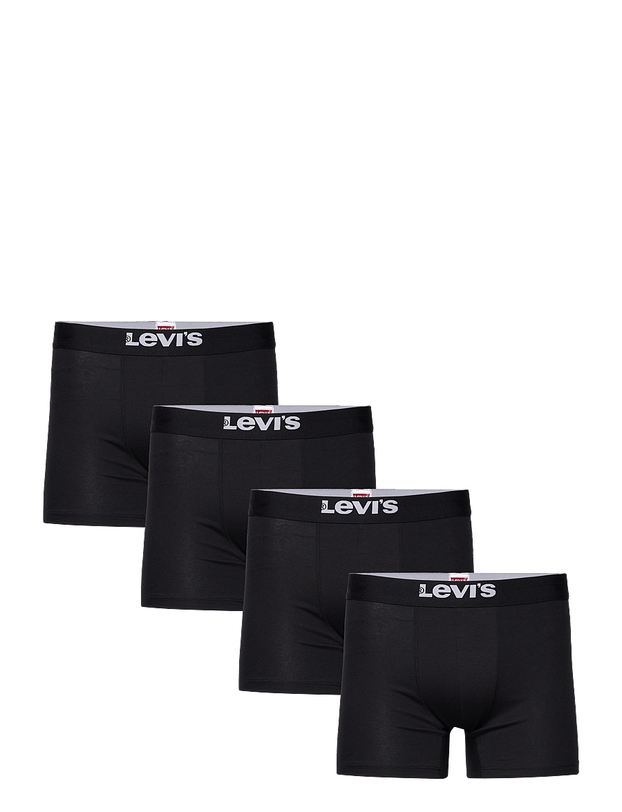 Levi's® - LEVIS MEN SOLID BASIC BOXER BRIEF ORG CO 4P ECOM - multipack underbukser - black - 0