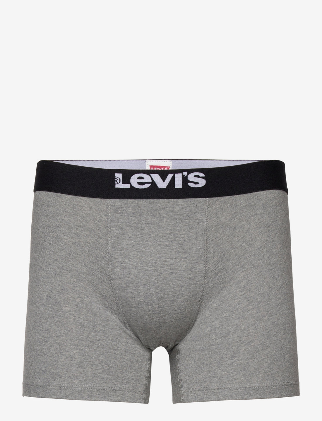Levi's® - LEVIS MEN SOLID BASIC BOXER BRIEF ORG CO 4P ECOM - multipack kalsonger - black/mid grey melange - 3
