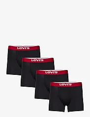 Levi´s - LEVIS MEN SOLID BASIC BOXER BRIEF O - boxer briefs - black/red - 0