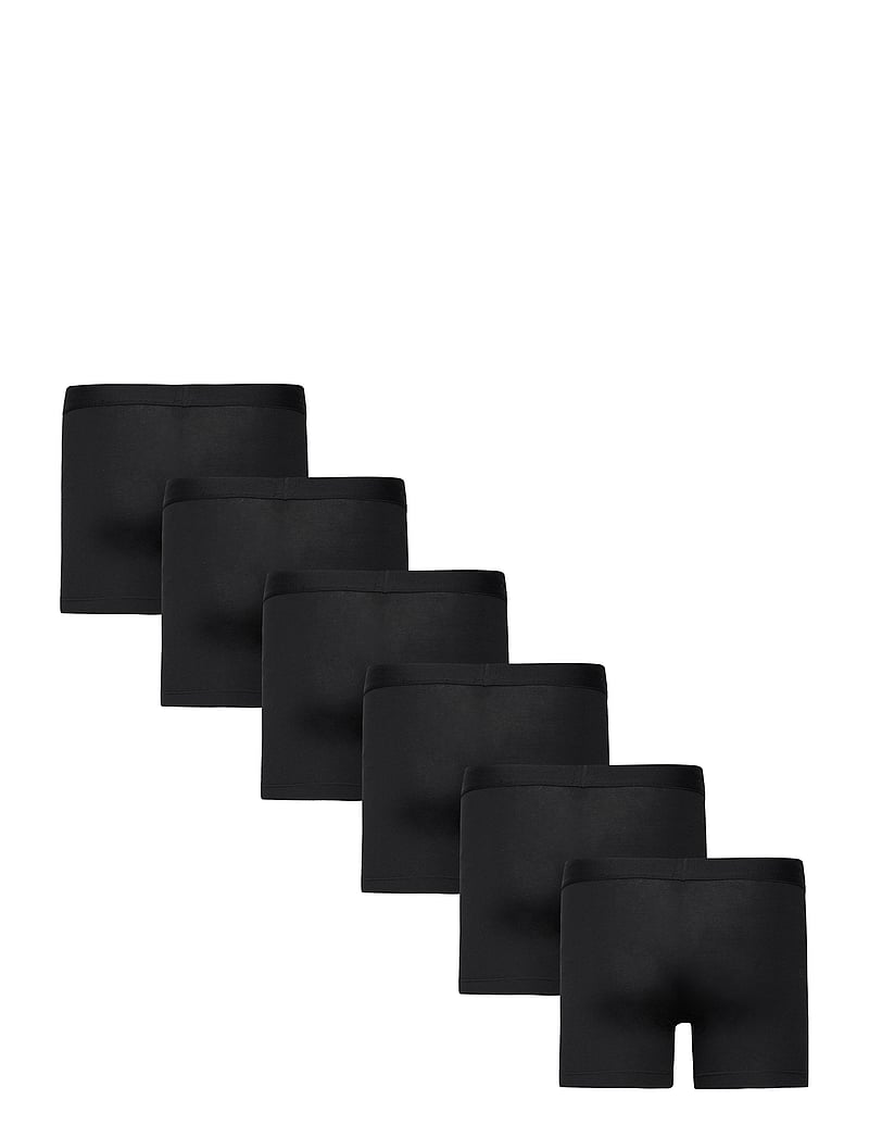Levi's® - LEVIS MEN SOLID BASIC BOXER BRIEF ORG CO 6P ECOM - aluspükste mitmikpakk - black - 1