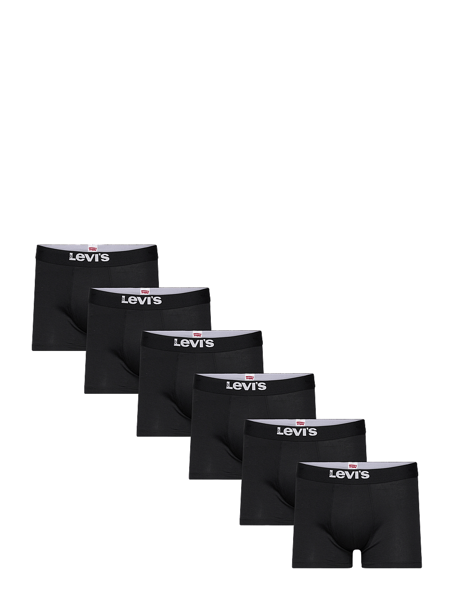 Levi's® - LEVIS MEN SOLID BASIC TRUNK ORG CO 6P ECOM - multipack underbukser - black - 0