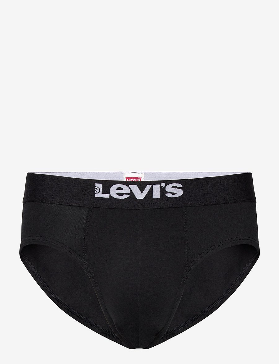 Levi's® - LEVIS MEN SOLID BASIC BRIEF ORG CO 4P ECOM - apatinių komplektas - black - 2