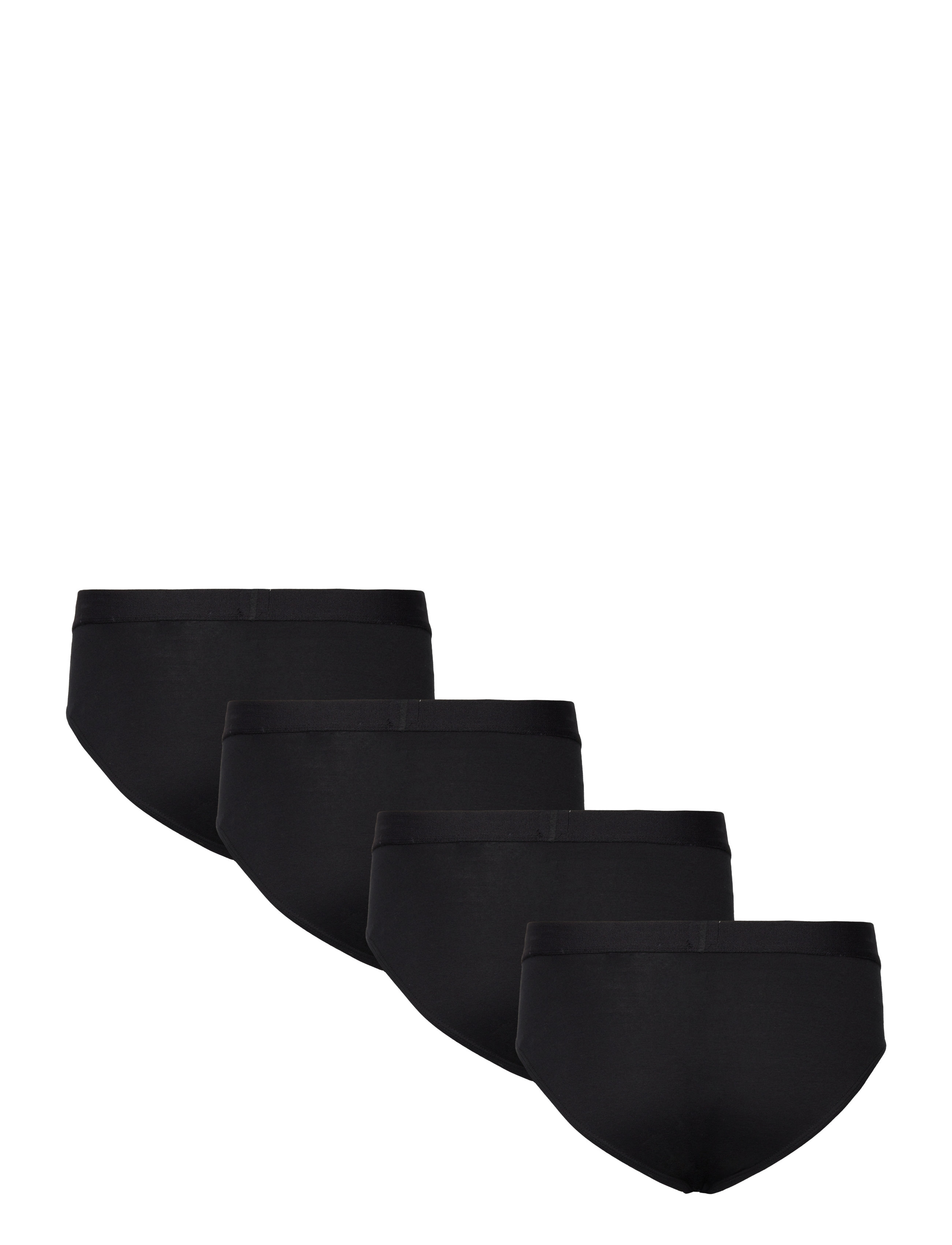 Levi's® - LEVIS MEN SOLID BASIC BRIEF ORG CO 4P ECOM - aluspükste mitmikpakk - black - 1