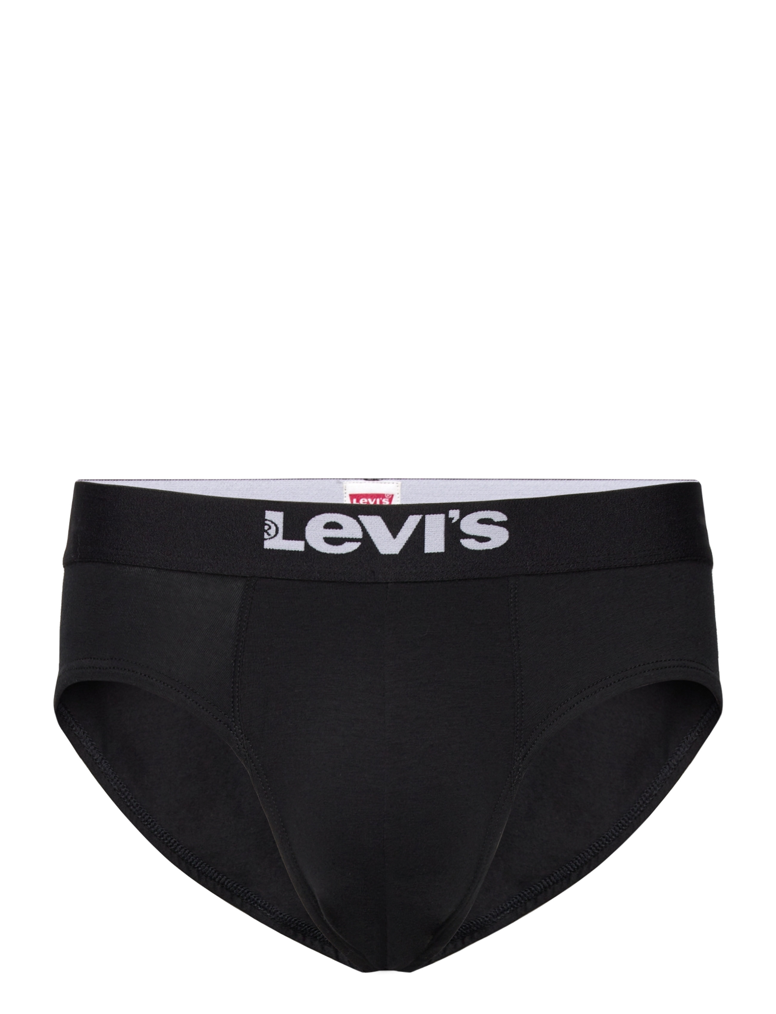 Levi's® - LEVIS MEN SOLID BASIC BRIEF ORG CO 4P ECOM - aluspükste mitmikpakk - black - 2