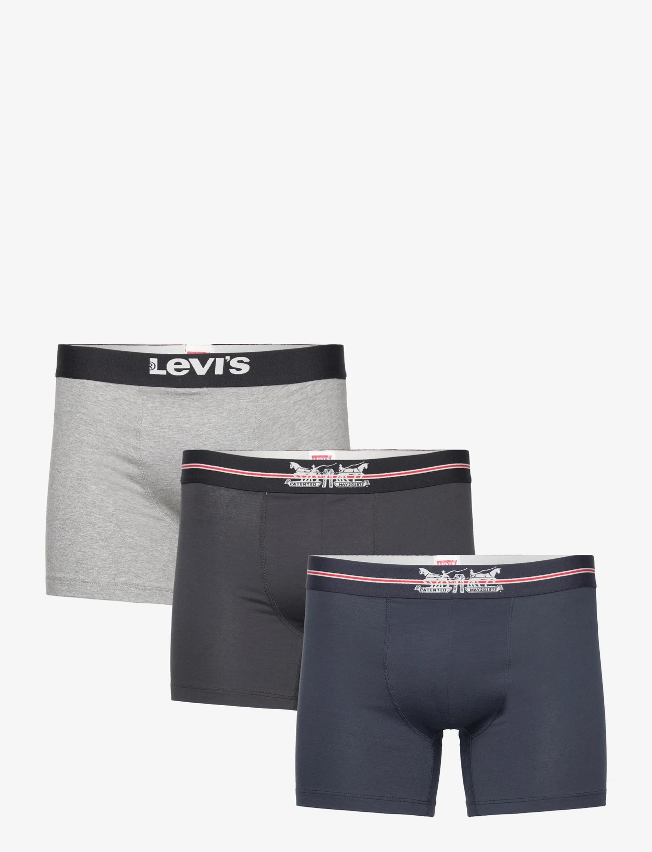 Levi´s - LEVIS MEN GIFTBOX 2 HORSE PULL LOGO - najniższe ceny - navy/grey/black - 0