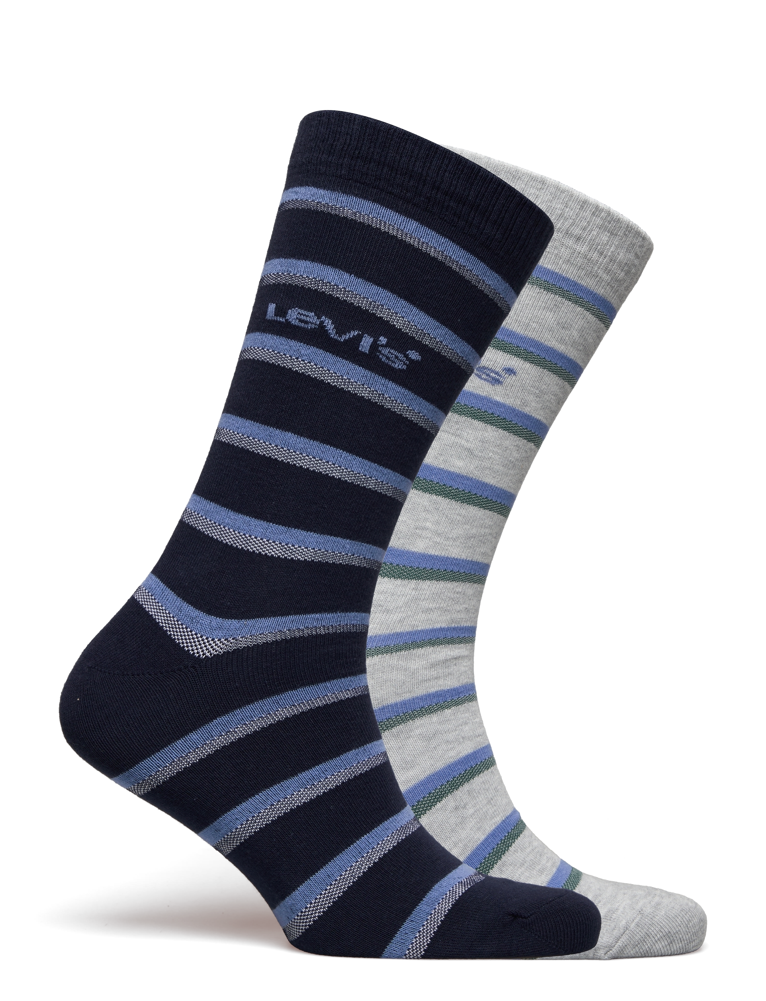 Levi´s - LEVIS REGULAR CUT BIRD EYE STRIPE 2P - blue combo - 1