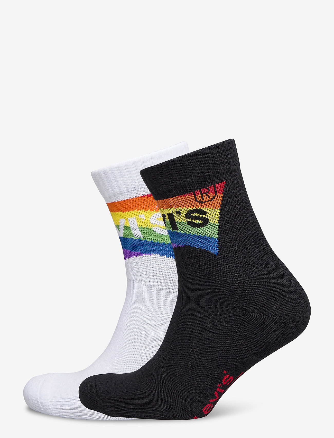 Levi´s - LEVIS SHORT SOCK PRIDE SOCK 2P - white - 0