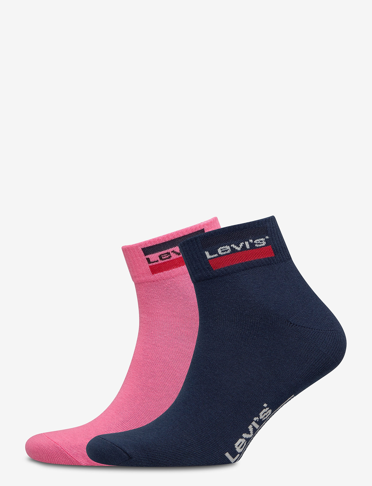 Levi's® - LEVIS MID CUT SPRTWR LOGO 2P - pink combo - 0