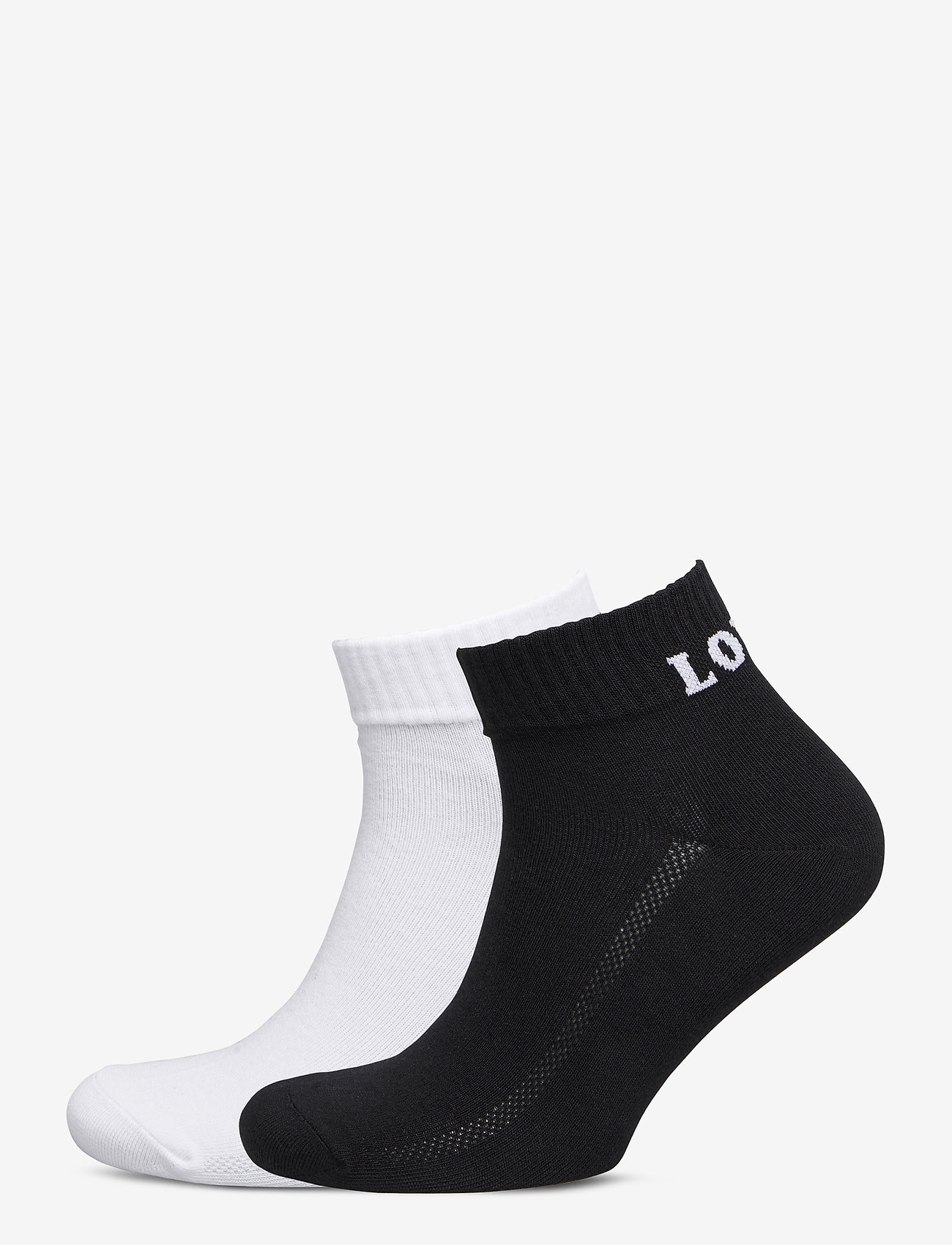 Levi´s - LEVIS MID CUT SPRT SOCK UNISEX 2P - white / black - 0