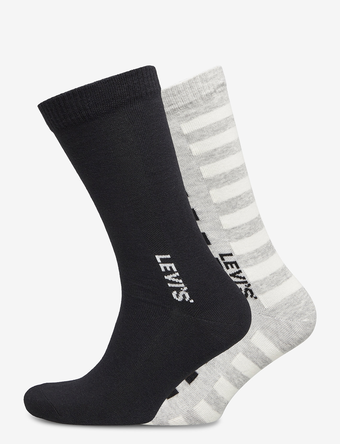 LEVIS MEN REGULAR CUT SPLICED STRIP - BLACK / GREY