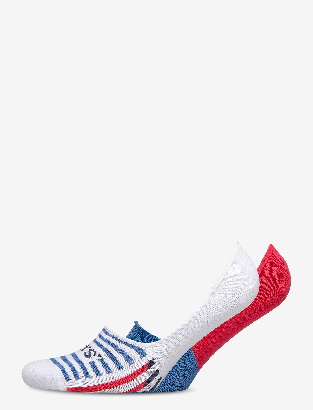 Levi´s - LEVIS MEN LOW RISE STRIPE BLOCKS 2P - white / blue / red - 0