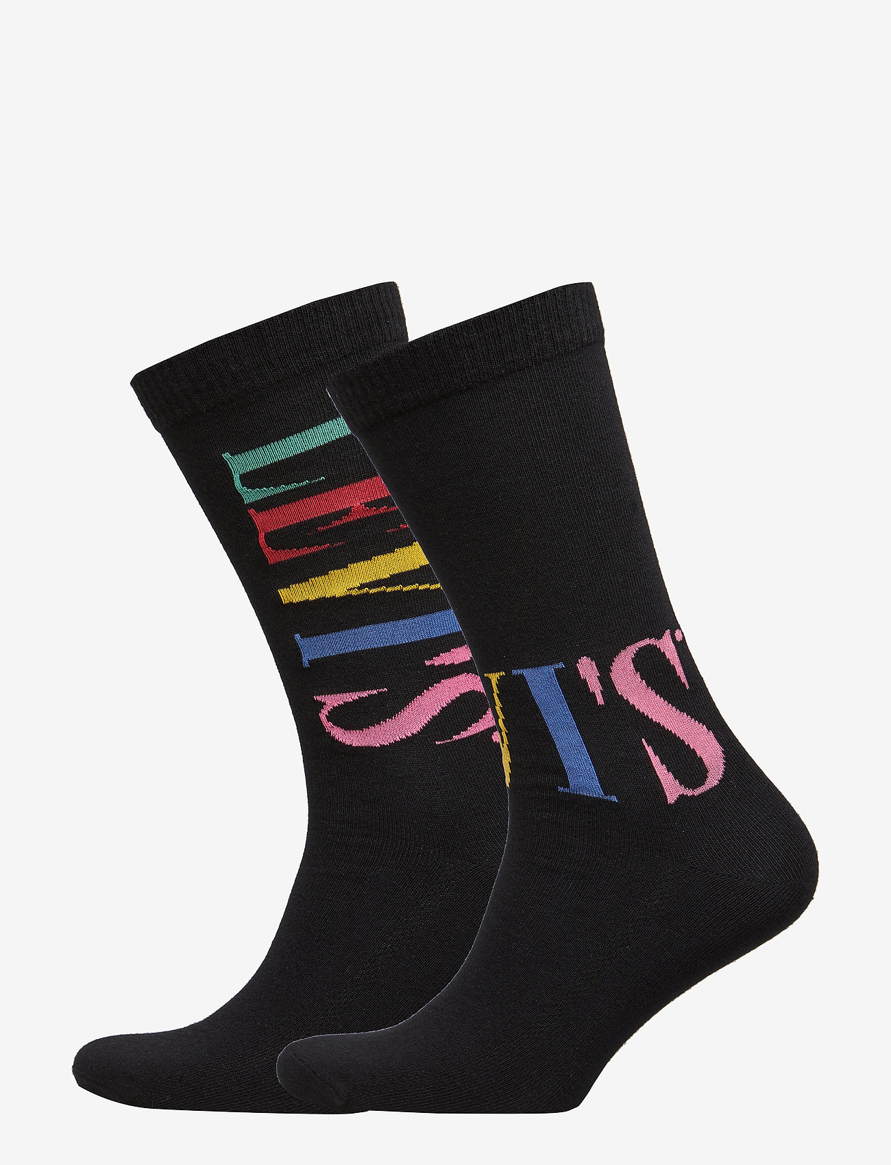 LEVIS REGULAR CUT TALL LOGO 2P - BLACK COMBO