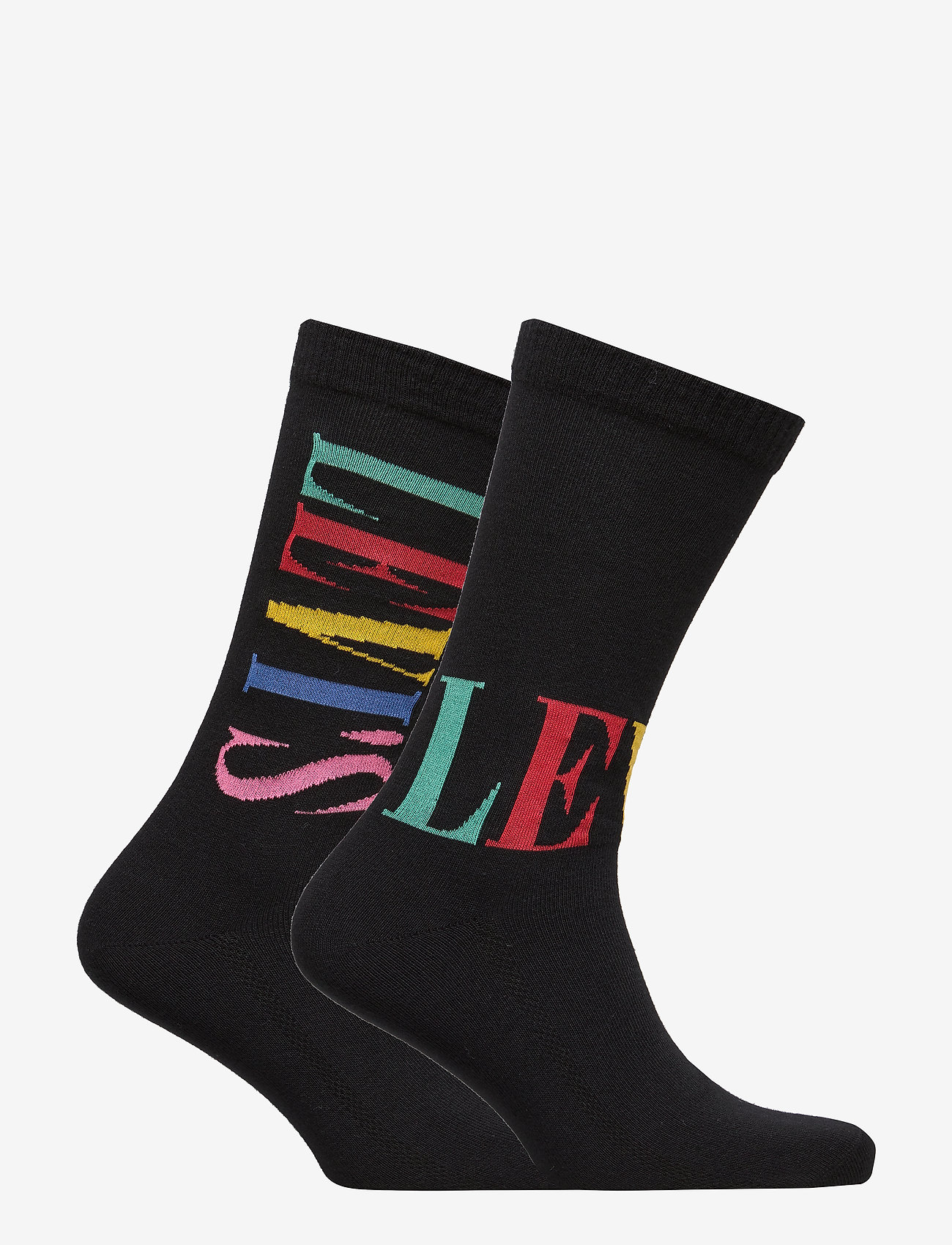 Levi´s - LEVIS REGULAR CUT TALL LOGO 2P - black combo - 1