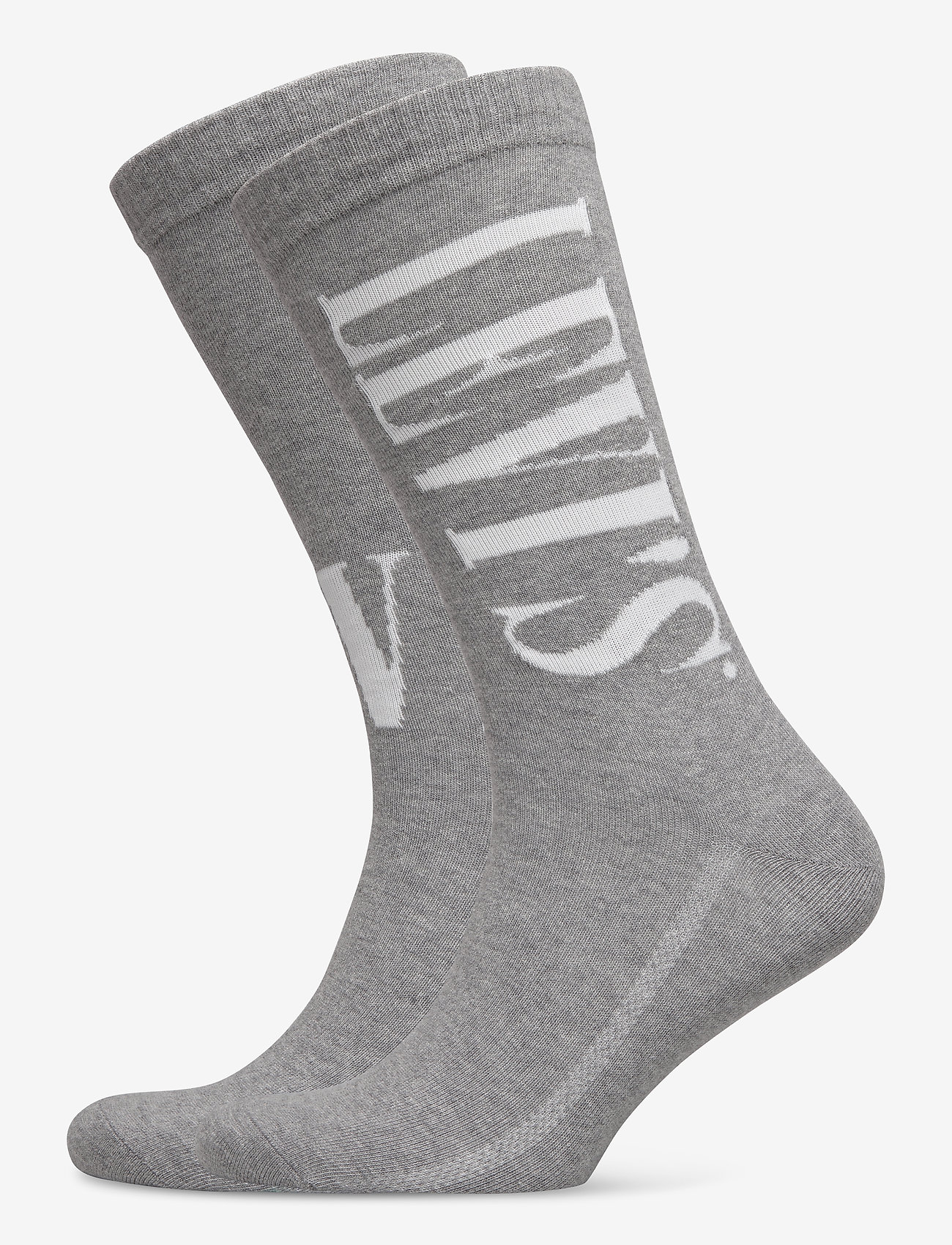 LEVIS REGULAR CUT TALL LOGO 2P - GREY MELANGE