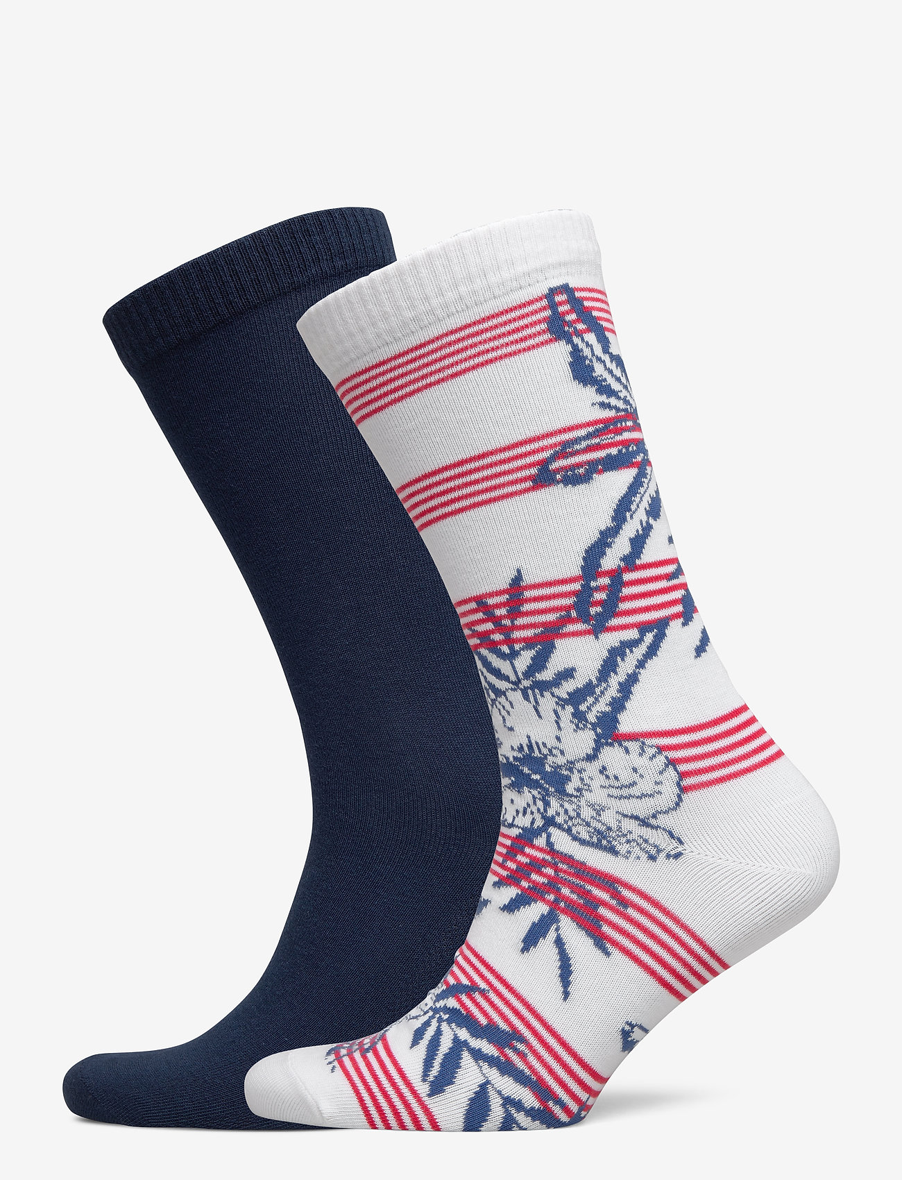 Levi´s - LEVIS REGULAR CUT STRIPE HELLO HAWA - white / blue / red - 0