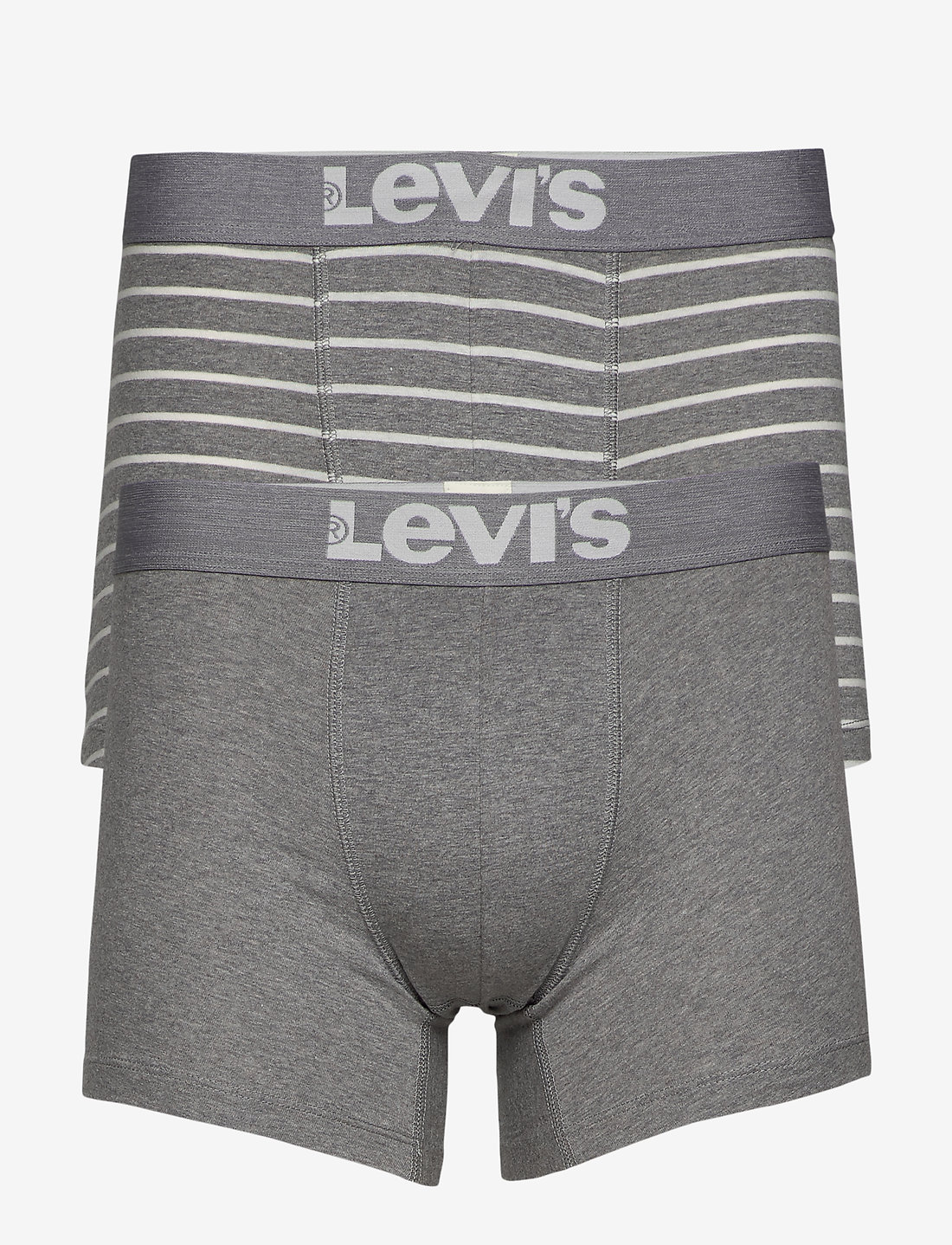 Levi's® - LEVIS MEN VINTAGE STRIPE YD BOXER B - multipack underbukser - middle grey melange - 1
