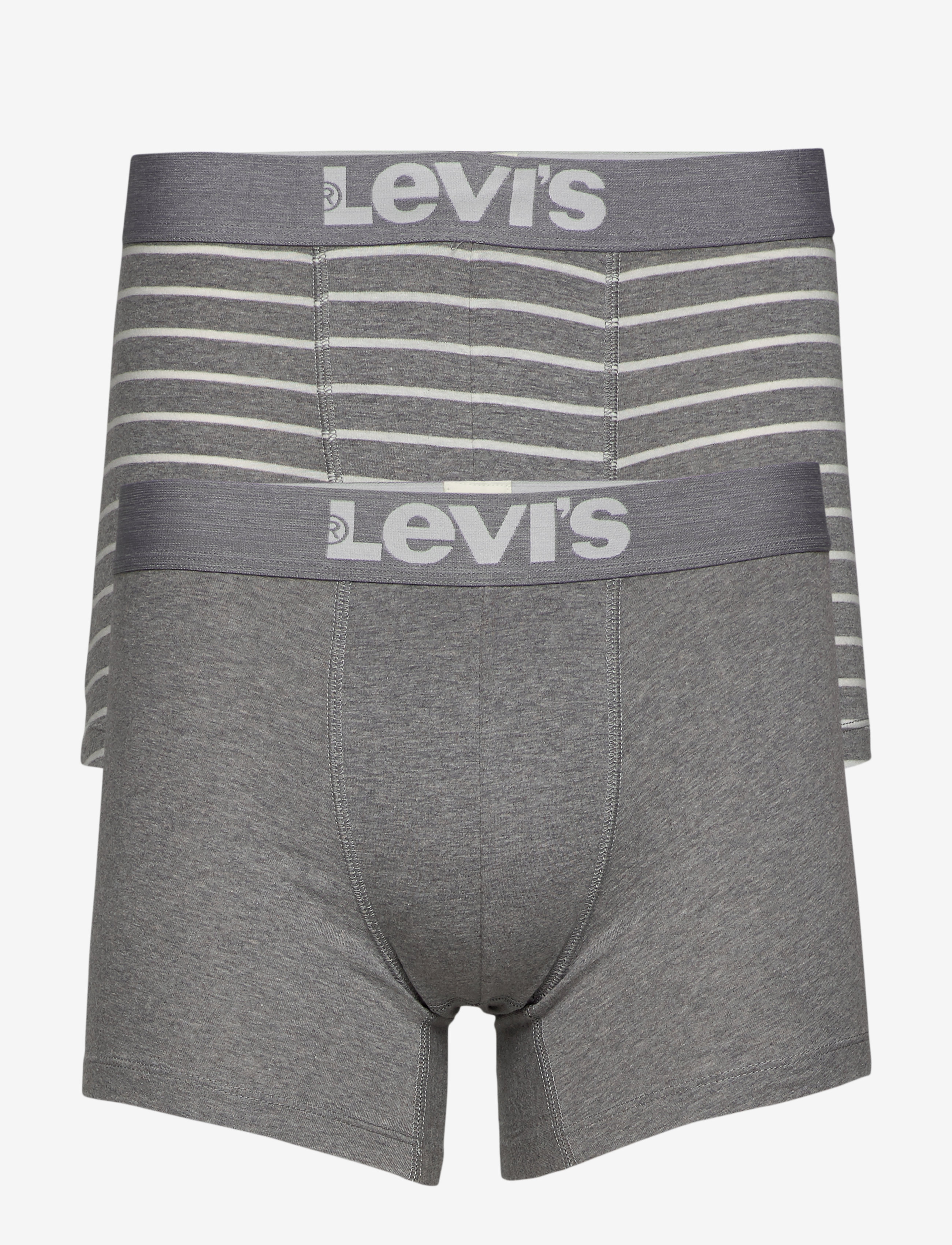Levi's® LEVIS MEN VINTAGE STRIPE YD BOXER B - Underpants - MIDDLE GREY MELANGE / grey