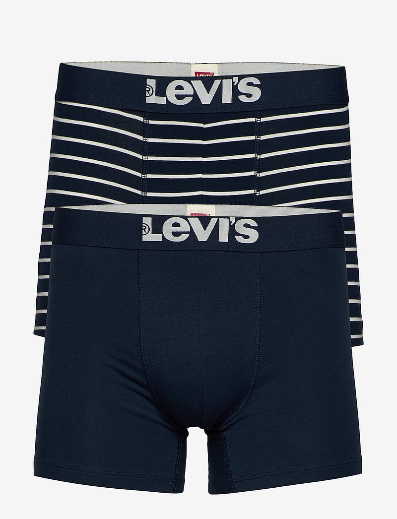 Levi's® - LEVIS MEN VINTG STRIPE YD BOXER BRIEF 2P - apakšveļas multipaka - navy - 1