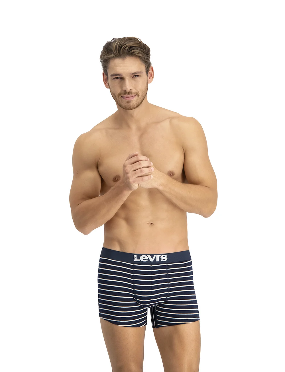 Levi's® - LEVIS MEN VINTG STRIPE YD BOXER BRIEF 2P - multipack kalsonger - navy - 2