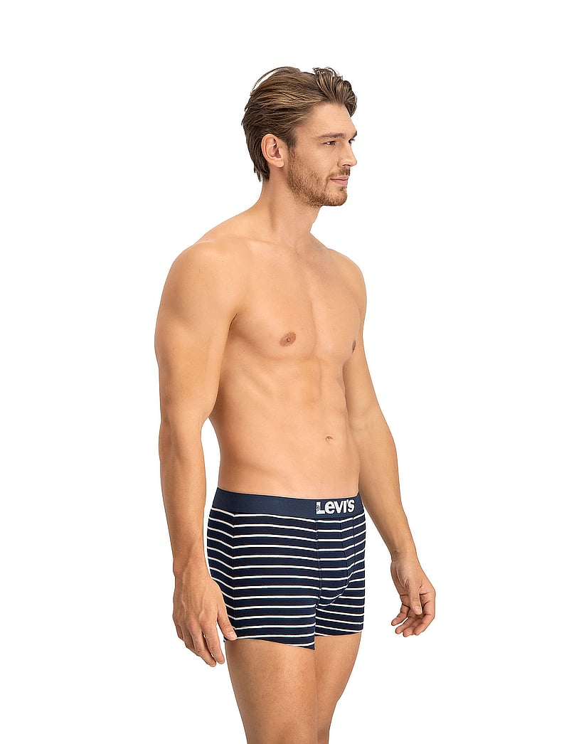 Levi's® - LEVIS MEN VINTG STRIPE YD BOXER BRIEF 2P - apakšveļas multipaka - navy - 4