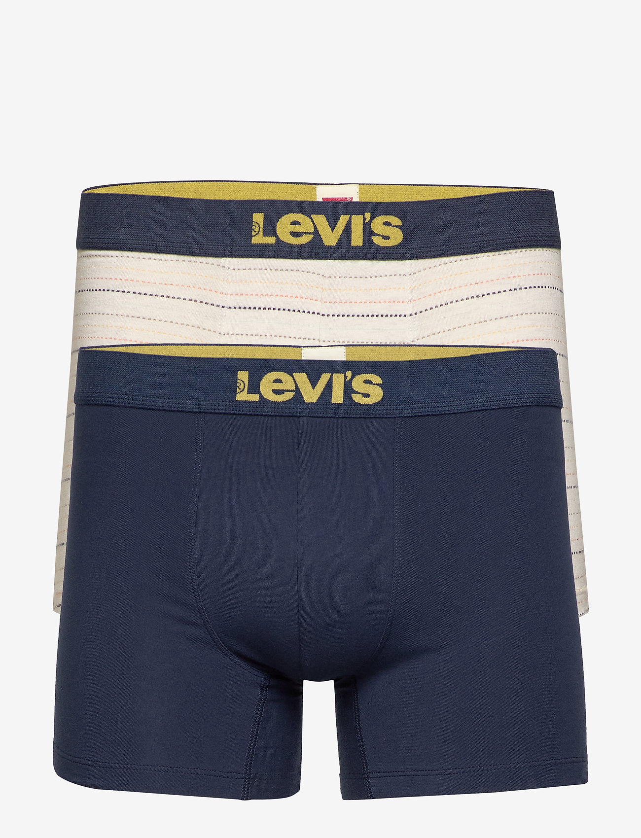 Levi´s - LEVIS MEN DASHED YD STRIPE BOXER BR - off white - 0