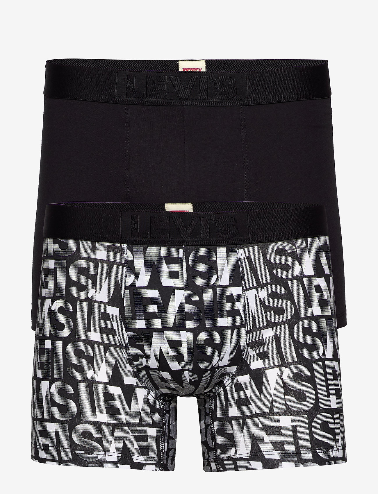 Levi´s - LEVIS MEN LOGO AOP BOXER BRIEF 2P - black / white - 0