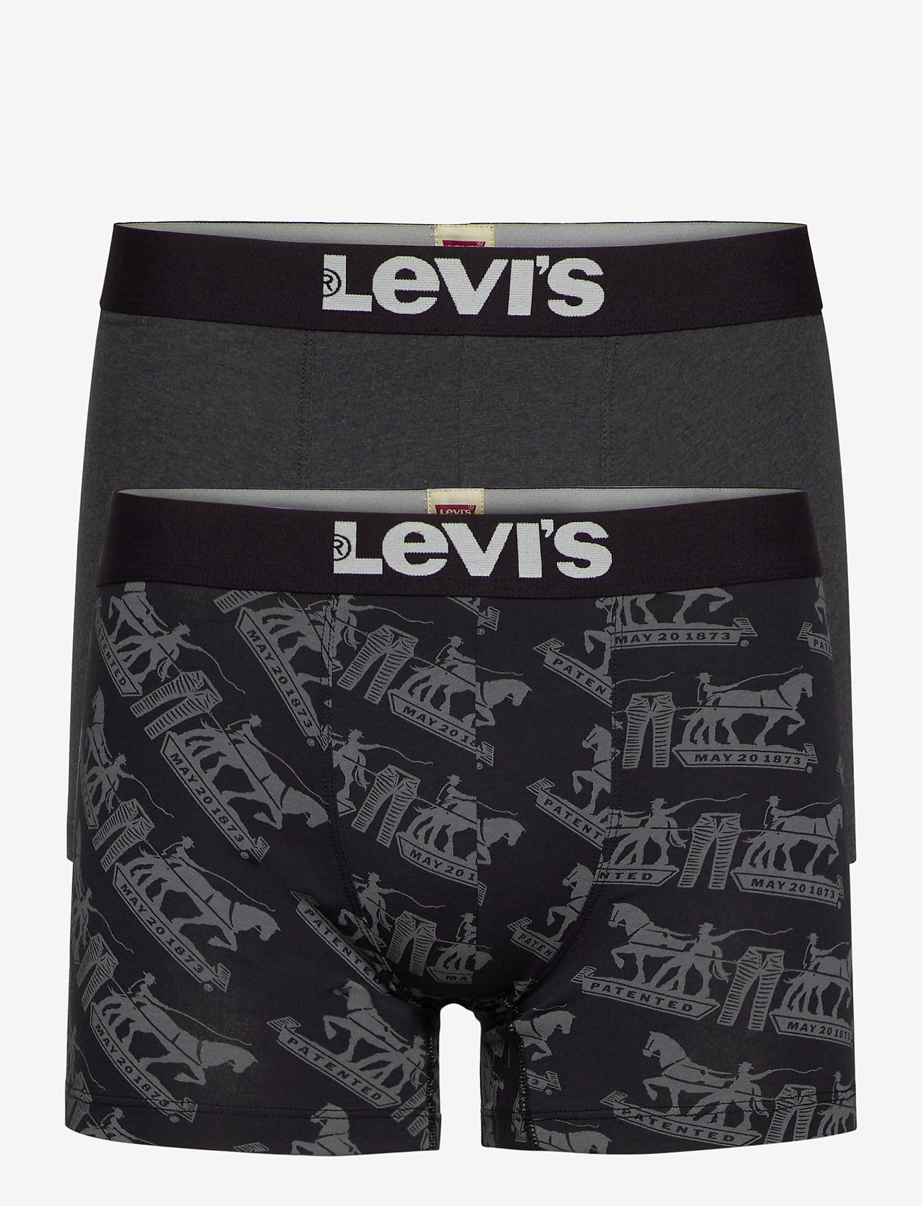 Levi´s - LEVIS MEN 2 HORSE PULL AOP BOXER BR - black - 0