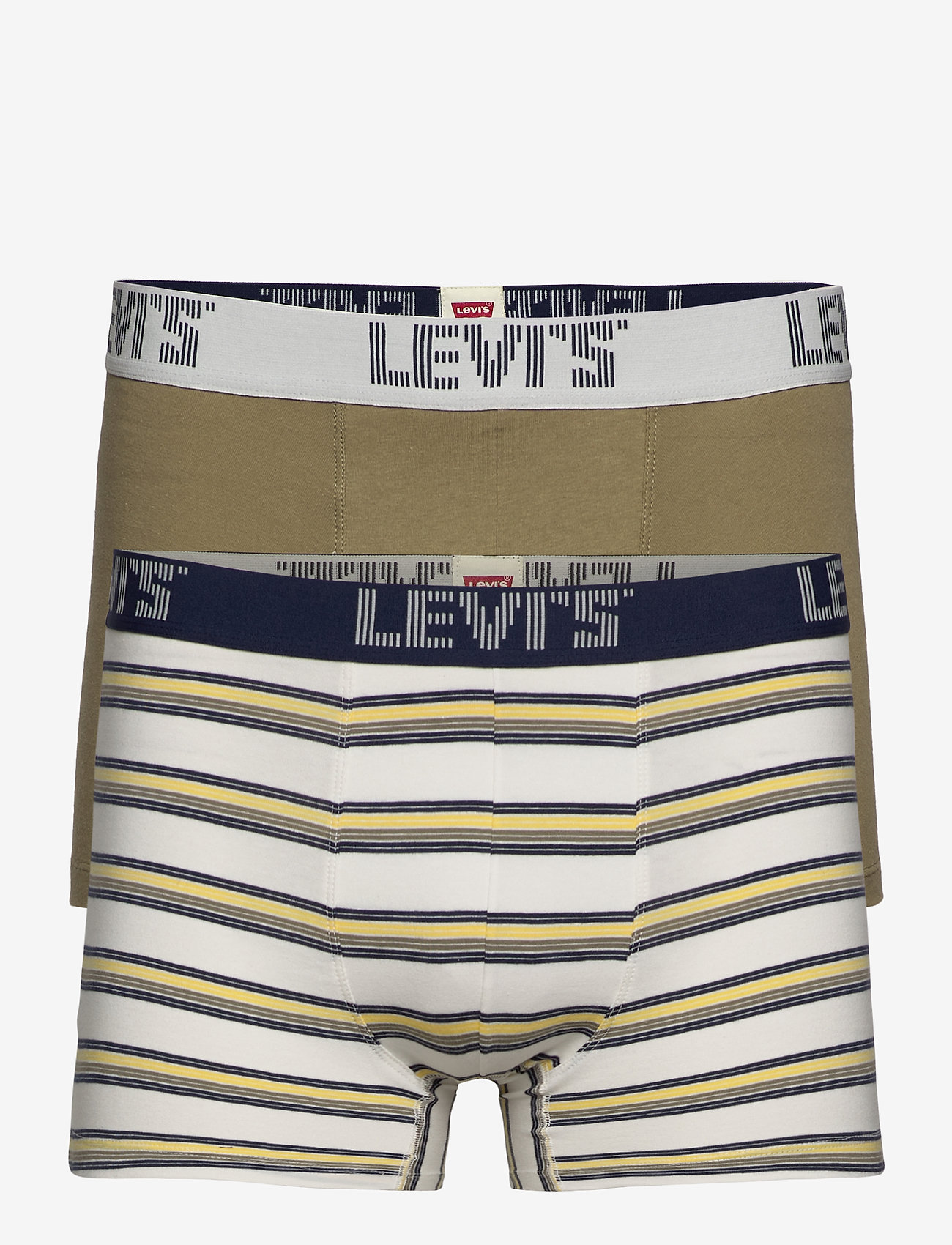 Levi´s - LEVIS MEN YD STRIPE BOXER BRIEF 2P - off white - 0