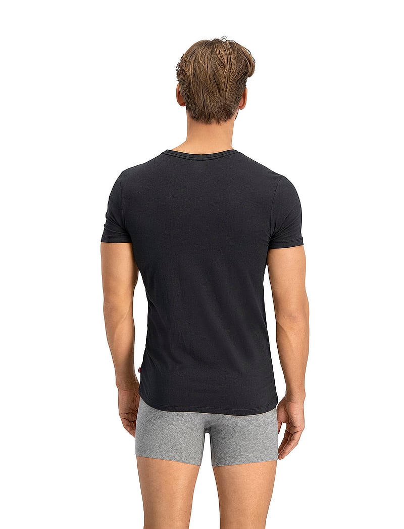 Levi's® - LEVIS MEN SOLID CREW 2P - t-särkide multipakk - jet black - 2