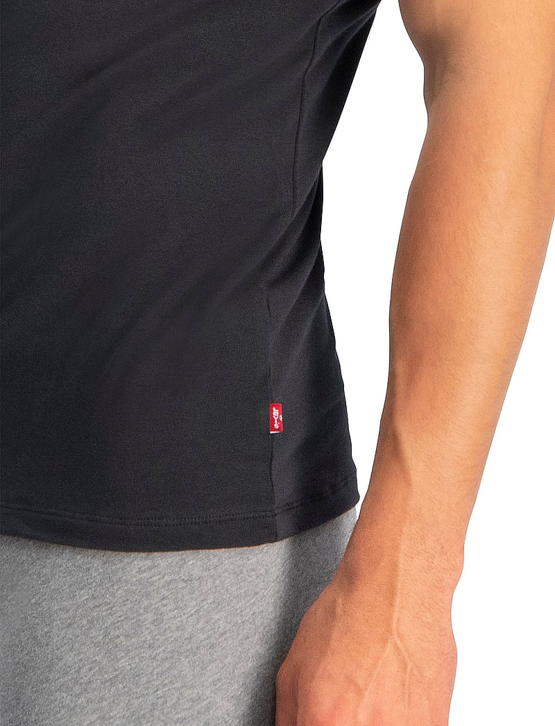 Levi's® - LEVIS MEN SOLID CREW 2P - t-särkide multipakk - jet black - 4