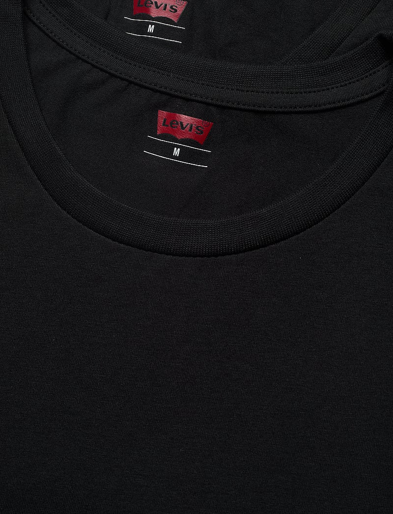 Levi's® - LEVIS MEN SOLID CREW 2P - t-särkide multipakk - jet black - 5
