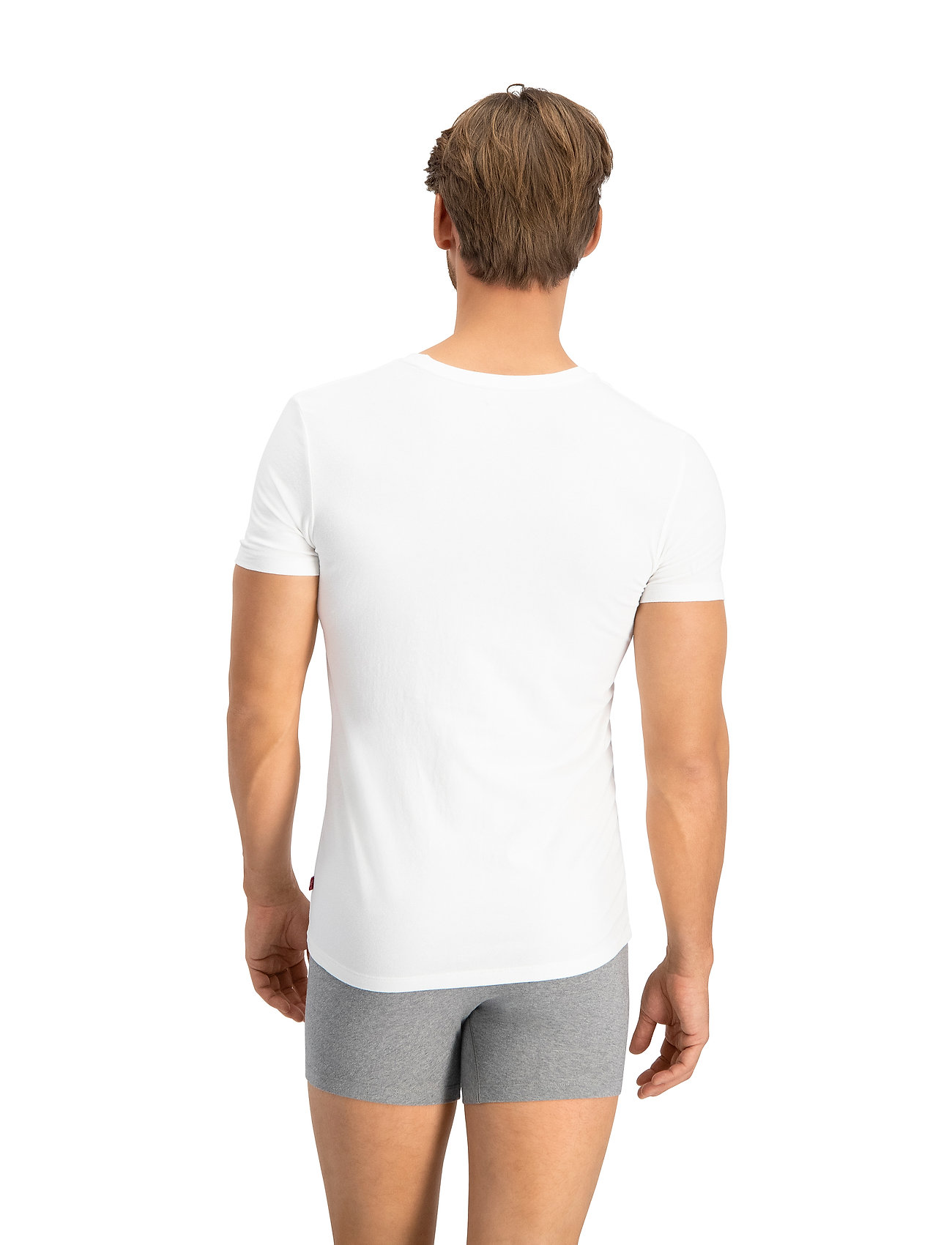 Levi's® - LEVIS MEN SOLID CREW 2P - mažiausios kainos - white - 2