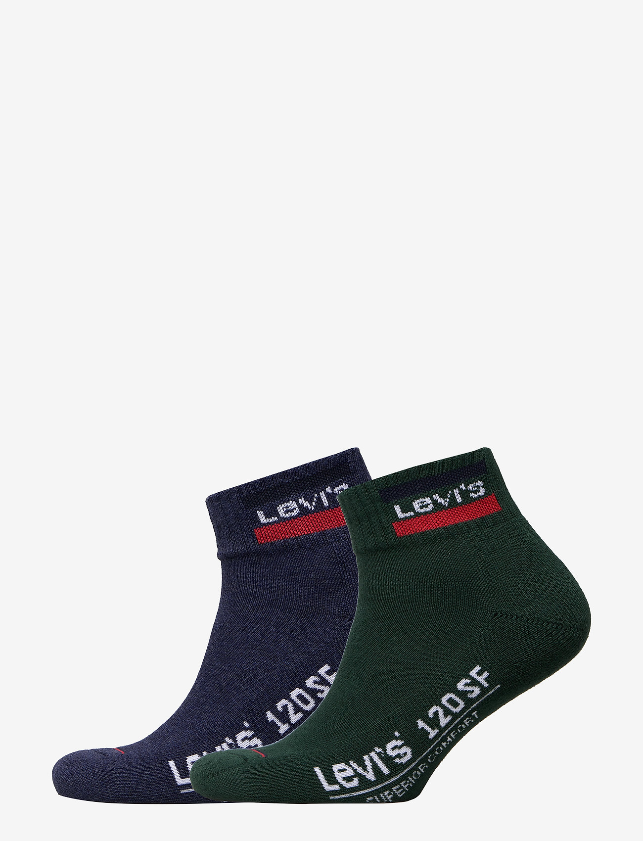 Levi´s - LEVIS 120SF MID CUT SPRTSWR LOGO 2P - green combo - 0