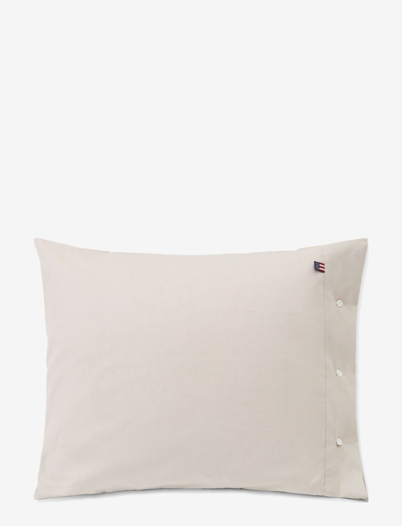 Lexington Home - Pin Point Beige Cotton Pillowcase - pudebetræk - beige - 0