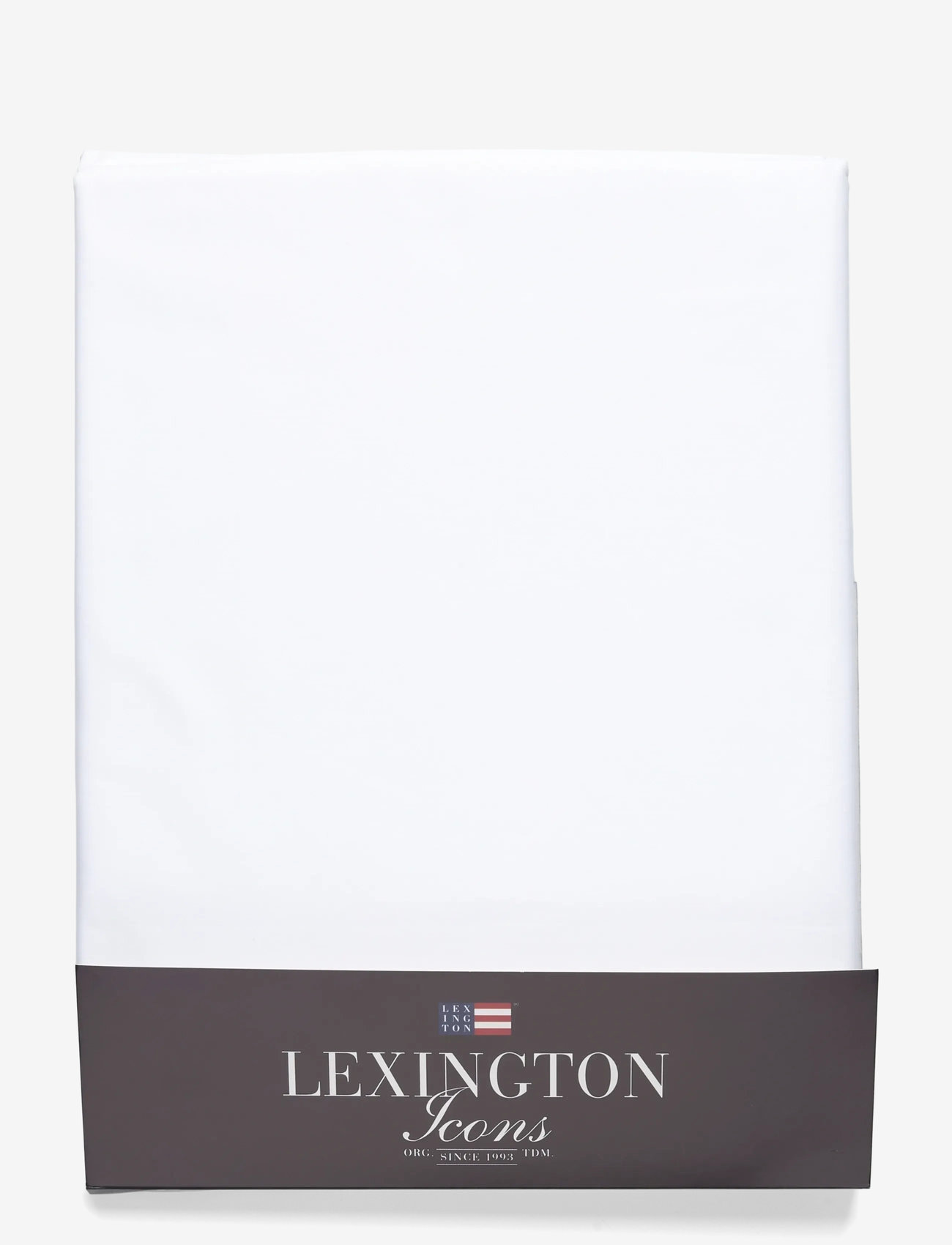 Lexington Home - Fitted Cotton Percale Sheet - dra på lakan - white - 0