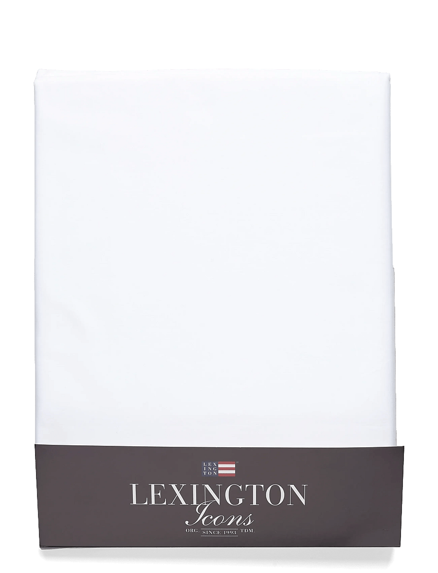 Lexington Home - Fitted Cotton Percale Sheet - hoeslakens - white - 0