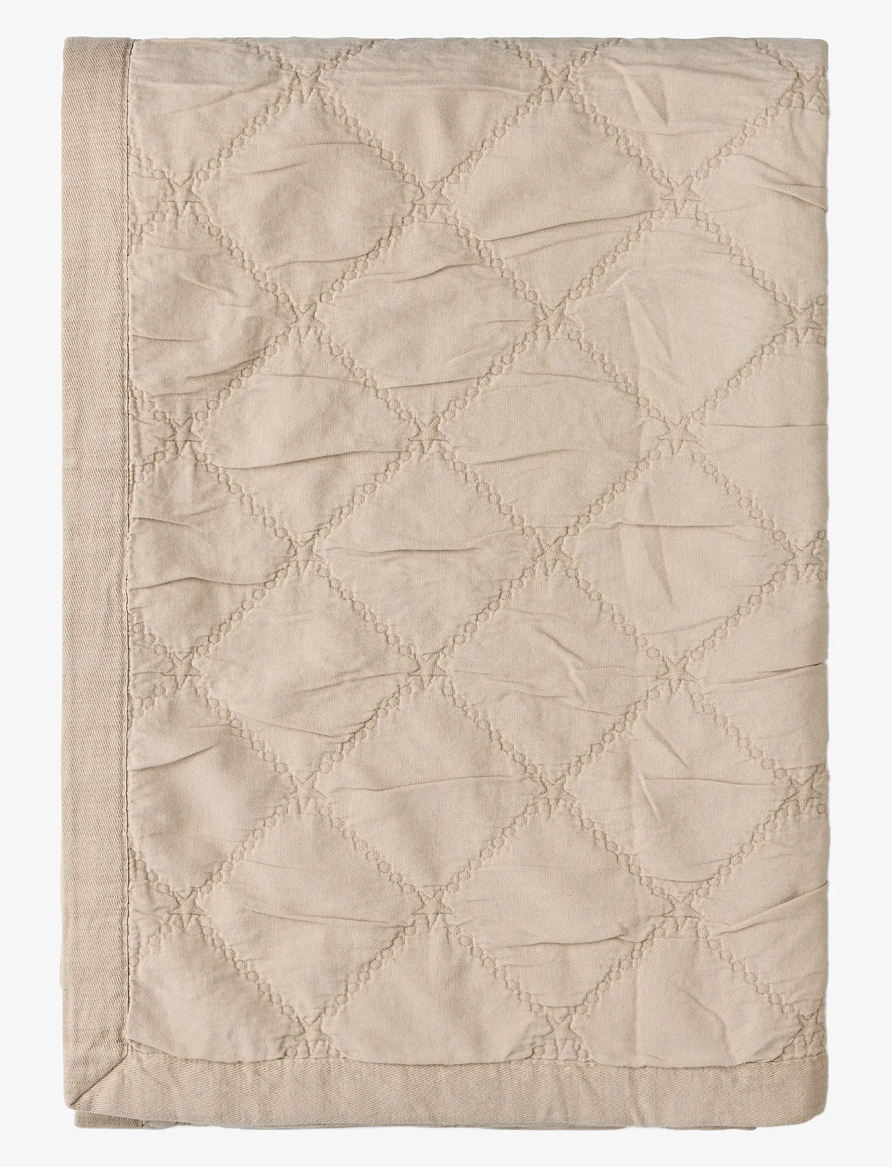 Lexington Home - Signature Star Organic Cotton Quilted Bedspread - voodikatted - beige - 0