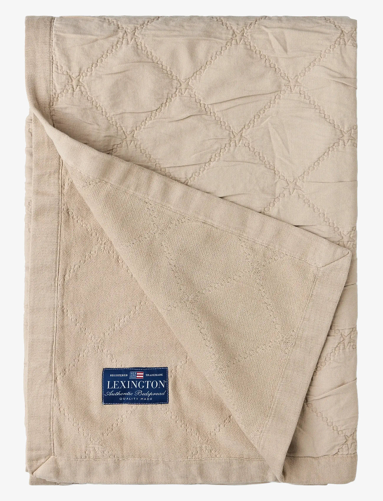 Lexington Home - Signature Star Organic Cotton Quilted Bedspread - voodikatted - beige - 1