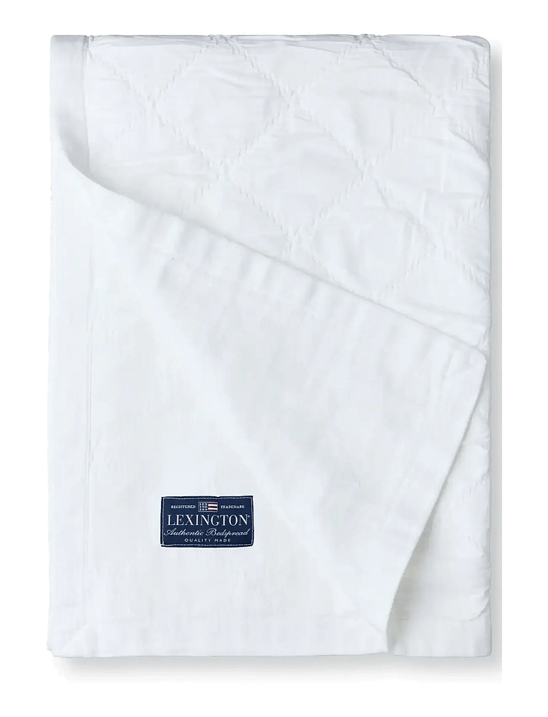 Lexington Home - Signature Star Organic Cotton Quilted Bedspread - bedspreads - white - 1