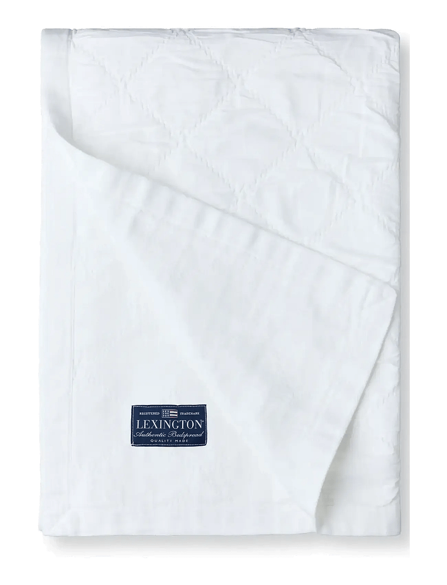 Lexington Home - Signature Star Organic Cotton Quilted Bedspread - voodikatted - white - 1